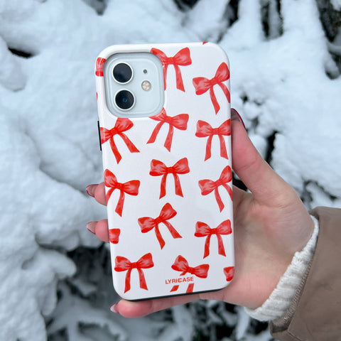 blushing bow xmas Hülle