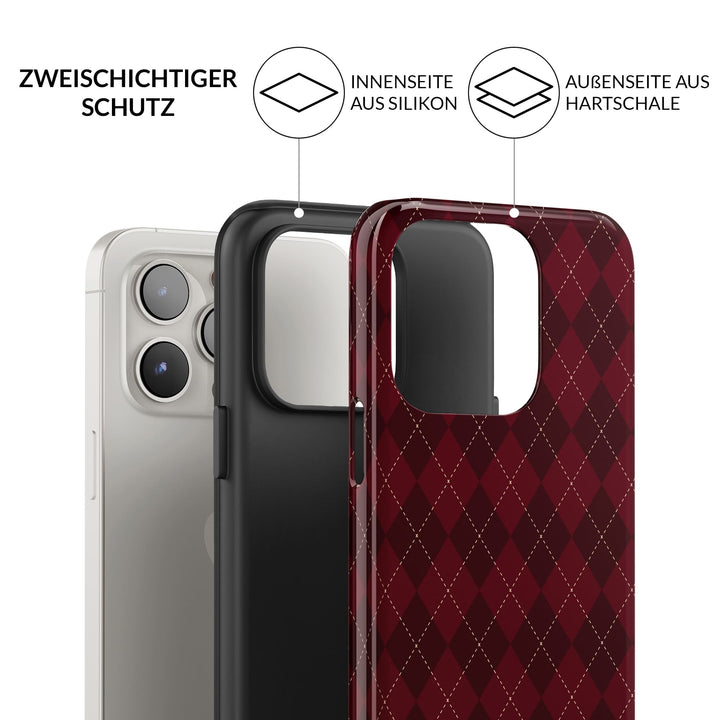 burgundy velvet Hülle
