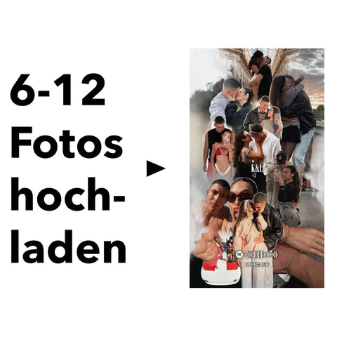 Couple Collage Hülle