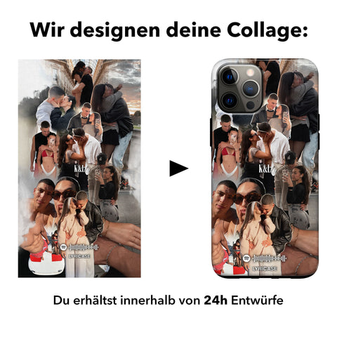 Couple Collage Hülle