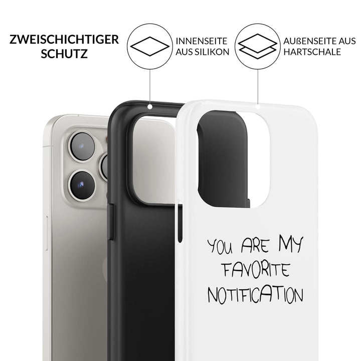 favorite notification Hülle